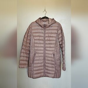 Aventure Ladies Lightweight Down Puffer Jacket | Blush Pink | Size XL